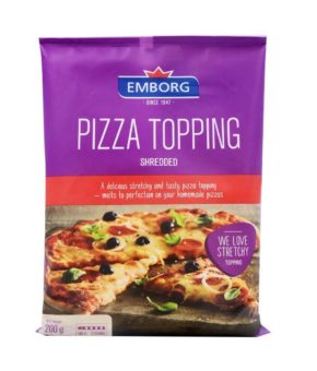 Emborg Shredded Pizza Topping 200g